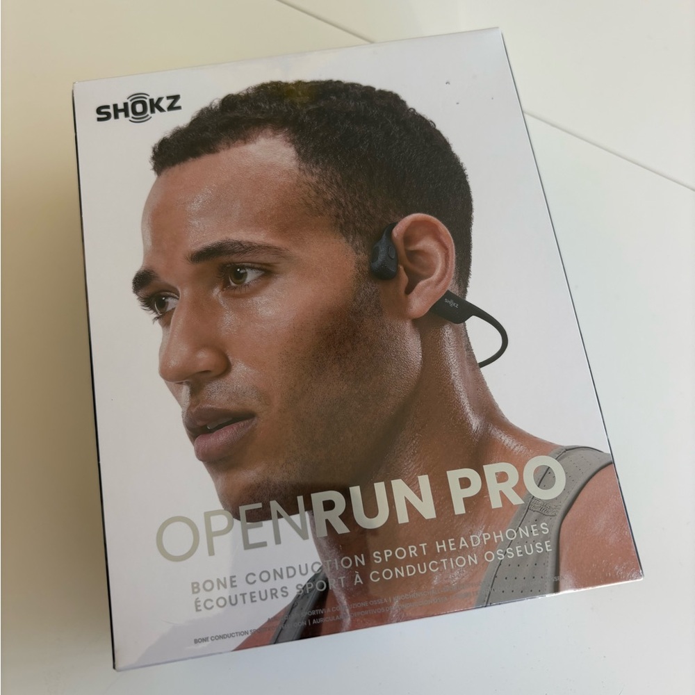 Shokz Open Run Pro headphones. Brand new